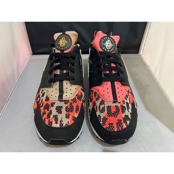 Nike Air Huarache Run PA Black/Light Bone-Hot Lava-White -705008 006 Men's size - Picture 3 of 10